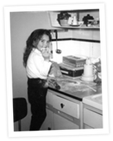 Melissa, catering from an early age! Melissa, catering from an early age!